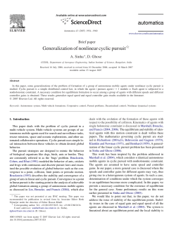 Generalization of nonlinear cyclic pursuit
