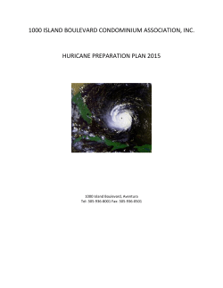 Hurricane Info MUST READ! - Williams Island