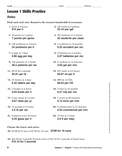 Lesson 1 Skills Practice