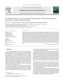 Combined atomic force microscopy and spectroscopic ellipsometry