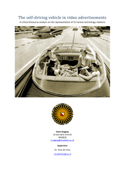 The self-driving vehicle in advertisements