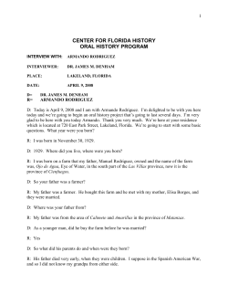 D: I`m here in the office of President T