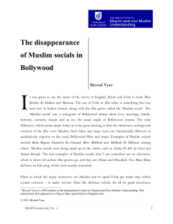 The disappearance of Muslim socials
