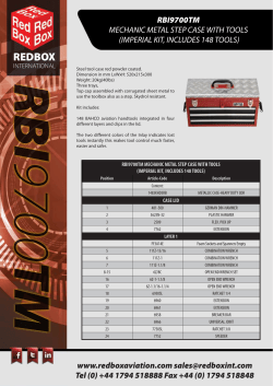 RBI9700TM - Red Box Aviation