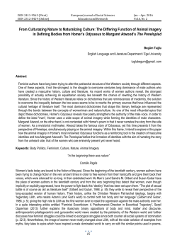 From Culturazing Nature to Naturalizing Culture: The Differing