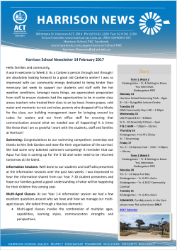 Harrison News 14 February 2017 - Canberra