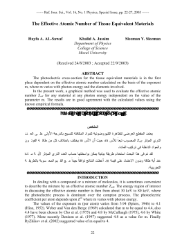 The Effective Atomic Number of Tissue Equivalent Materials
