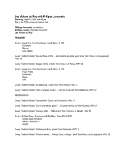 Les Violons du Roy with Philippe Jaroussky