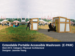 Extendable Portable Accessible Washroom