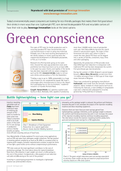 Bottle lightweighting - how light can you go?