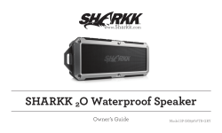 SHARKK 2O Waterproof Speaker
