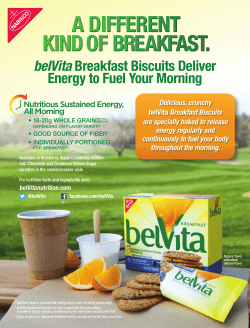 belVita Breakfast Biscuits Deliver Energy to Fuel Your Morning