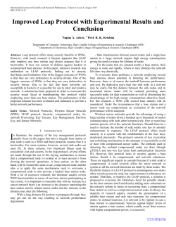 Improved Leap Protocol with Experimental Results and Conclusion