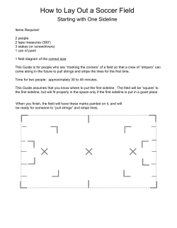 How to Lay Out a Soccer Field