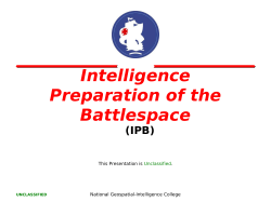 H-010 Intelligence Preparation of the Battlespace