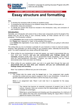 Essay Writing