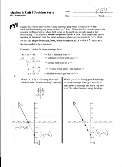 answer key - MathChamber