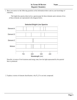 In Terms Of Review Name Regents Chemistry Page 1