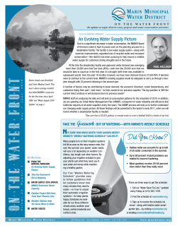 May / June 2010 - Marin Municipal Water District