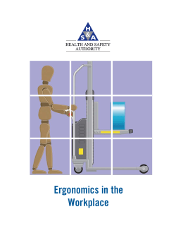Ergonomics in the Workplace