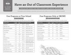 Have an Out of Classroom Experience