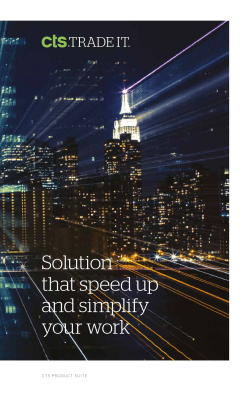 Solution ¨ that speed up and simplify your work