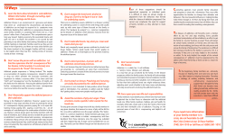 10 Ways - Counseling Center Inc.