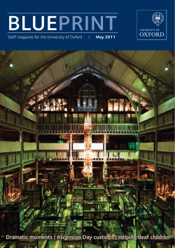 May 2011 - University of Oxford