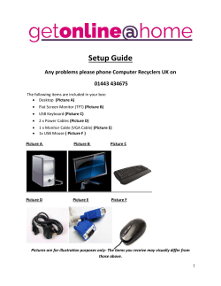 an example set-up guide - Desktop