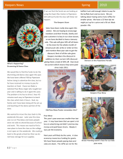 Fall 2011 - Keepers of the Sacred Tradition of Pipemakers