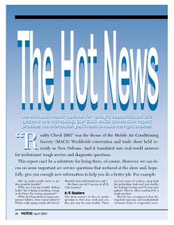 System sealers article-- MACS - Idle