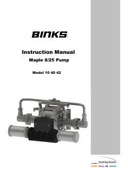 Instruction Manual - Carlisle Fluid Technology