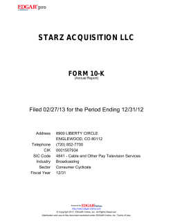starz acquisition llc
