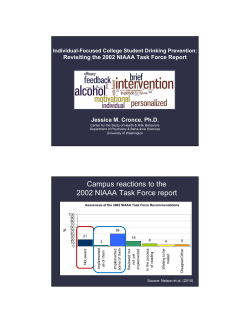 Campus reactions to the 2002 NIAAA Task Force report