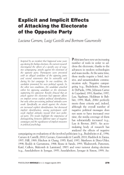 Explicit and Implicit Effects of Attacking the Electorate of the