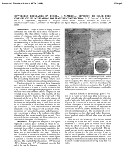 convergent boundaries on europa: a numerical approach to euler