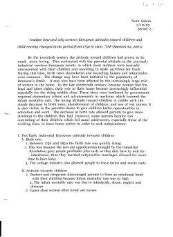 Analyze how and why western European attitudes toward