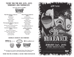thank you for our 2014-2015 sponsors and supporters thank you for