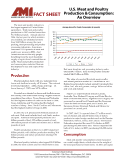 fact sheet - North American Meat Institute