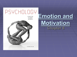 Emotion and Motivation