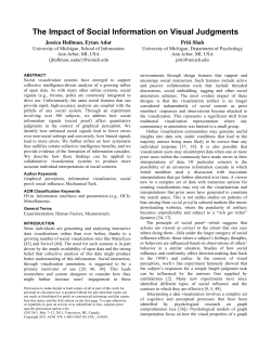 The Impact of Social Information on Visual Judgments