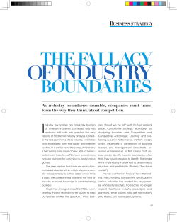 The Fallacy of Industry Boundaries
