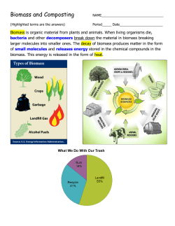 Biomass and Composting