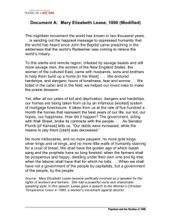 Mary Elizabeth Lease