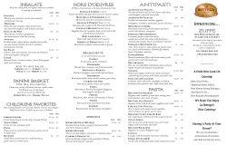 Catering - La Bottega