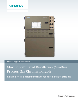 Maxum Simulated Distillation (SimDis) Process Gas