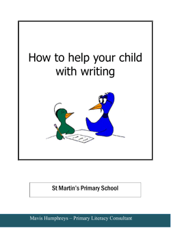 How to help your child with writing