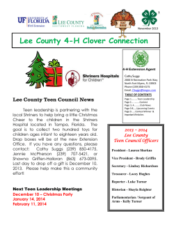 November - Lee County Extension