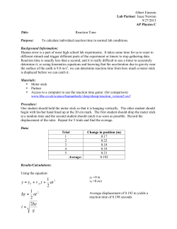 Example lab report