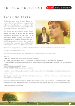Pride and Prejudice study guide